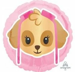 Party Animal Direct Printed Foil Balloons Paw Patrol Girl Skye Emoji 45cm Foil Balloon
