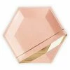 Party Animal Direct Octagon Pink Plate
