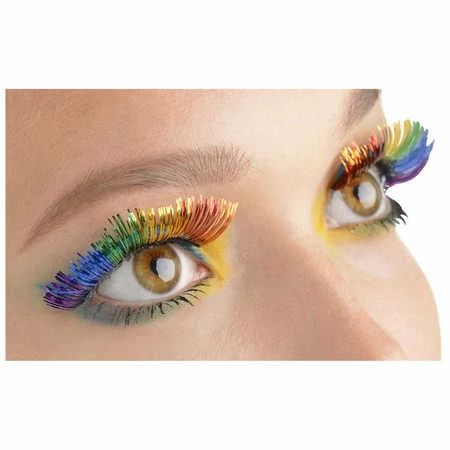 Party Animal Direct Costume Accessories Rainbow Eyelashes 3 Party Animal Direct Costume Accessories Rainbow Eyelashes