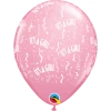 Party Animal Direct Printed Balloons IT'S A GIRL Light Pink Balloons (5 PACK)