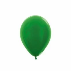 Party Animal Direct Metallic Emerald Green 30cm Latex Balloon (10 Pieces)