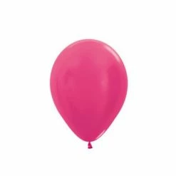 Party Animal Direct Metallic Hot Pink 30cm Latex Balloon (10 Pieces)