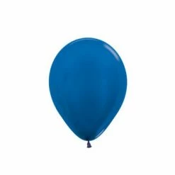 Party Animal Direct Plain Latex Balloons Metallic Royal Blue 30cm Latex Balloon (10 Pieces)