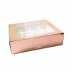 Party Animal Direct Cake Boxes ROSE GOLD Cupcake Box With PVC Window (holds 12 Cupcakes)