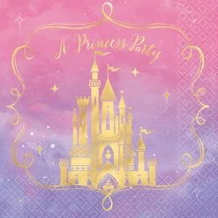 Party Animal Direct Disney Princess Large Napkins - 16 Pack