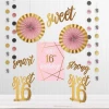 Party Animal Direct Birthdays 16th Birthday Elegant Room Decorating Kit - Rose Gold 2 Party Animal Direct Birthdays 16th Birthday Elegant Room Decorating Kit - Rose Gold