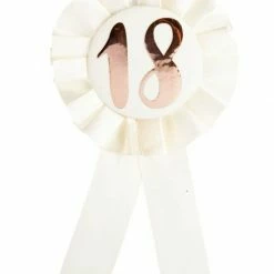 Party Animal Direct 18th Birthday Rosette - Rose Gold