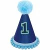 Party Animal Direct 1ST Birthday Deluxe Party Hat (Blue)