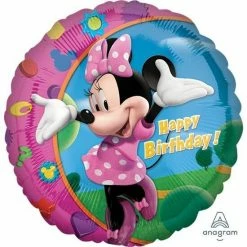 Party Animal Direct Minnie Happy Birthday Foil
