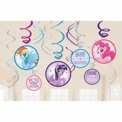 Party Animal Direct My Little Pony Swirl Decorations