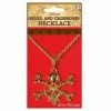 Party Animal Direct Costumes SKULL AND CROSSBONES NECKLACE