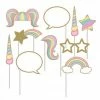 Party Animal Direct Unicorn Sparkle Photo Booth Props Assorted Designs