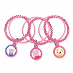 Party Animal Direct Peppa Pig Confetti Party Charm Bracelets