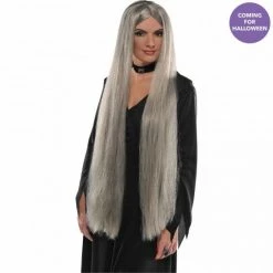 Party Animal Direct WIG GREY EXTRA LONG Costumes