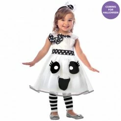 Party Animal Direct Costume Cute Ghost Girls 4-6 Years Costumes