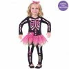 Party Animal Direct Costume Fancy Bones Skeleton Girls 2-3 Years Costumes