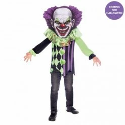 Party Animal Direct Costume Scary Clown Big Head 4-6 Years Kids Costumes
