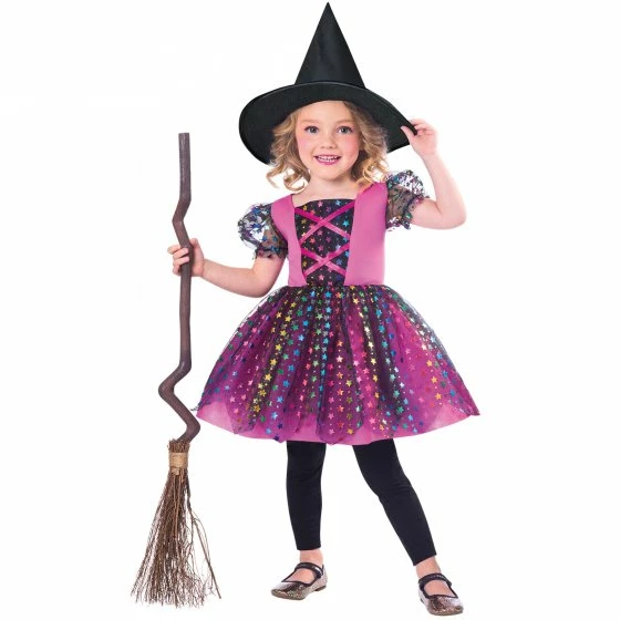 Party Animal Direct Costume Rainbow Witch Girls 2-3 Years 3 Party Animal Direct Costume Rainbow Witch Girls 2-3 Years