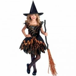 Party Animal Direct Costumes Costume Spooky Spider Witch Girls 4-6 Years