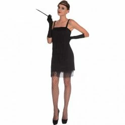 Party Animal Direct Costumes Costume Black Flapper Women's Size 8-10
