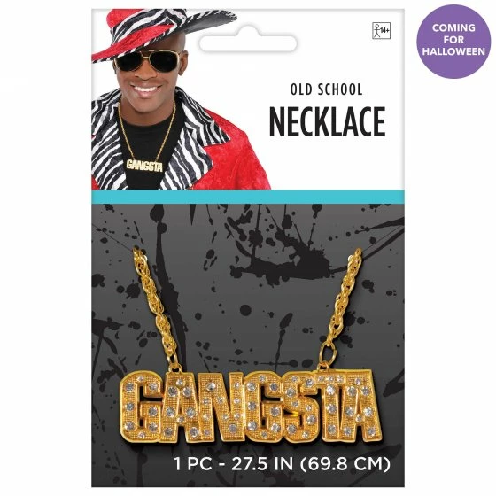 Party Animal Direct Costumes Gangster Necklace - One Size Fits All 3 Party Animal Direct Costumes Gangster Necklace - One Size Fits All