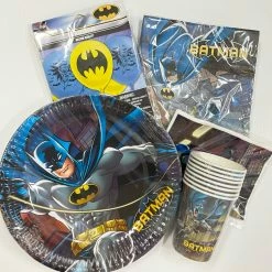 Party Animal Direct Bundles Batman Party Pack + Balloons Bundle (40 Pieces)