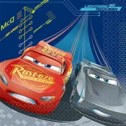 Party Animal Direct Disney Cars 3 Paper Lunch Napkins - 16pk