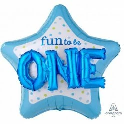 Party Animal Direct FUN TO BE ONE Star Foil (Blue)