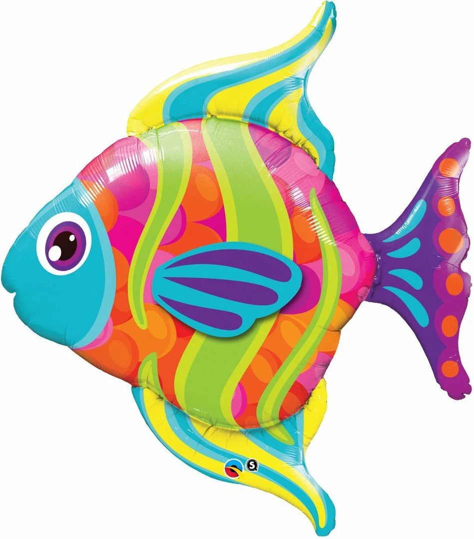 Party Animal Direct Rainbow Fish SuperShape Foil 3 Party Animal Direct Rainbow Fish SuperShape Foil