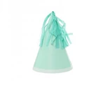 Five Star FS PARTY HAT WITH TASSEL TOPPER MINT GREEN 10PK