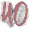 Party Animal Direct Supershape Foil Balloons Marble Mate Rose Gold #40 Shape