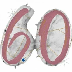 Party Animal Direct Marble Mate Rose Gold #60 Shape