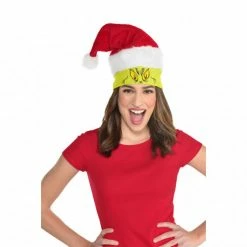 Party Animal Direct Christmas Costumes DR. SEUSS THE GRINCH SANTA HAT