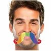 Party Animal Direct Costume Accessories Rainbow Moustache