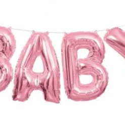 Party Animal Direct BABY Air-Filled Decoration (Pink) Baby Shower