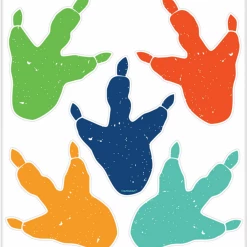 Party Animal Direct DINO FOOTPRINTS FLOOR CLINGS