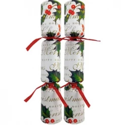 Party Animal Direct Christmas Bon Bons - White, Green & Red (10 Pack)