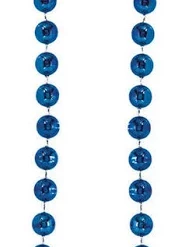 Party Animal Direct Team Spirit / Team Colours Blue Jumbo Bead Necklace