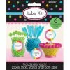 Party Animal Direct Rainbow Label Kit (6 Labels)