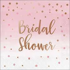 Party Animal Direct Bridal Shower / Bride To Be BRIDAL SHOWER NAPKINS - 16PK