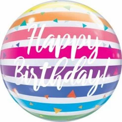 Party Animal Direct Bubble Balloons Bubble Balloon Stripes