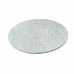 Party Animal Direct Checker Cakeboard Grey 12" Cake Making Supplies