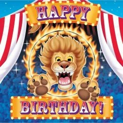 Party Animal Direct Circus Theme HAPPY BIRTHDAY - Circus Napkins (16pack)
