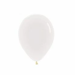 Party Animal Direct Crystal Clear 30cm Latex Balloon (10 Pieces) Plain Latex Balloons