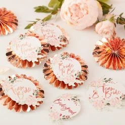 Party Animal Direct FLORAL HEN PARTY BADGES Hens Party / Bachelorette
