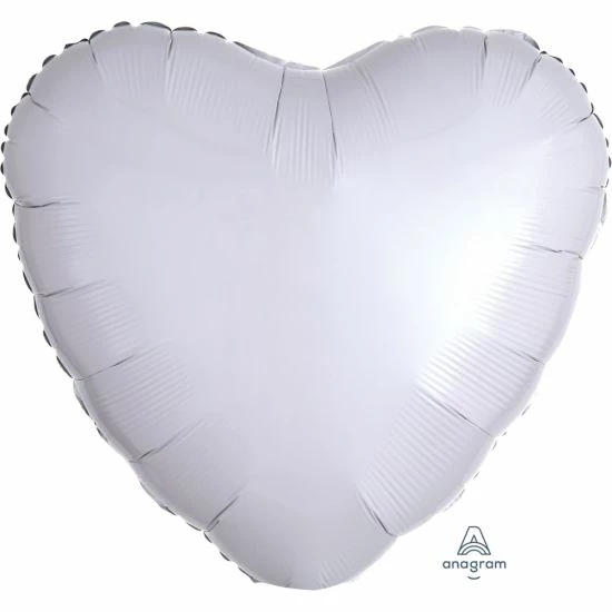 Party Animal Direct Heart - White 18"/45cm Plain 3 Party Animal Direct Heart - White 18"/45cm Plain