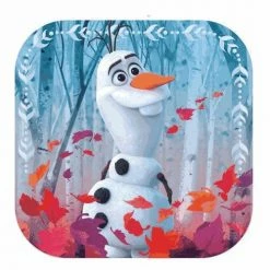 Party Animal Direct Frozen 2 Metallic Snack Plates - Olaf