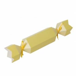 Party Animal Direct BONBON PASTEL YELLOW 10PK