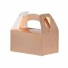 Party Animal Direct Paper Partyware FS LUNCH BOX METALLIC ROSE GOLD 5PK