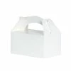 Party Animal Direct LUNCH BOX WHITE 5PK Paper Partyware
